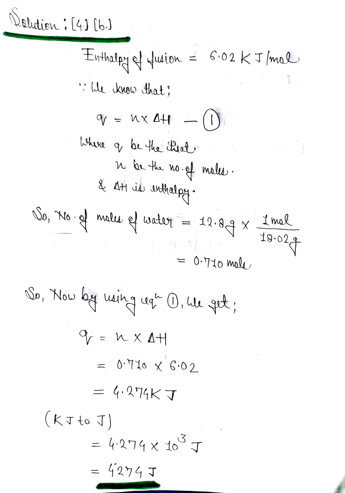 Chemistry homework question answer, step 1, image 1